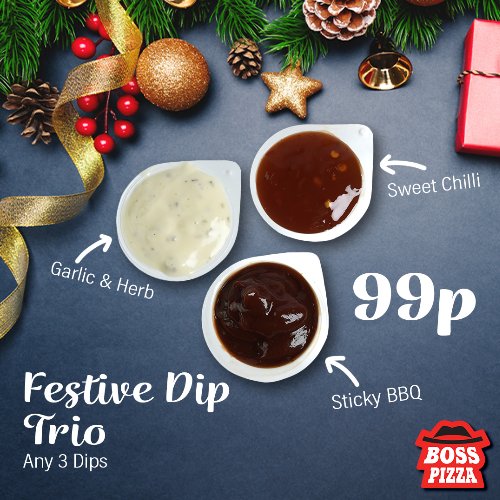 Festive Dip Trio (Any 3 Dips For 99p)