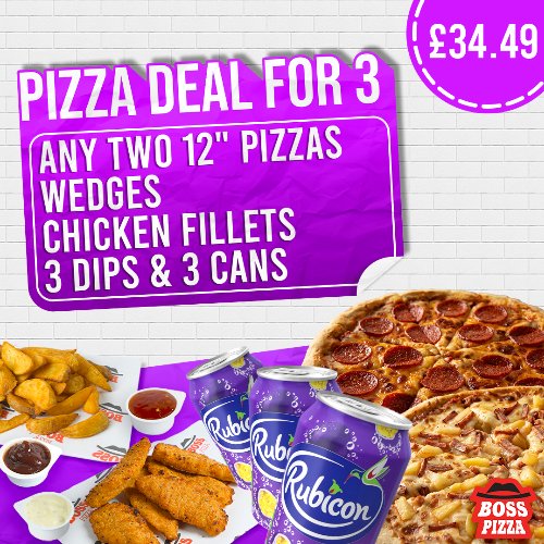 Pizza Deal For 3