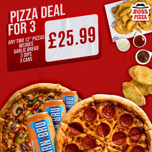 Pizza Deal For 3 People