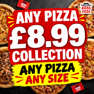 Any Pizza £8.99 Collection Only