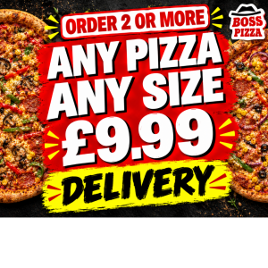 Any Pizza £9.99 For Delivery