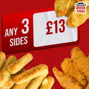 Any 3 sides £13