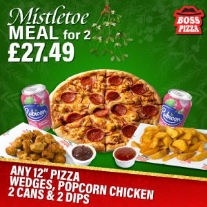 Mistletoe Meal for 2 (Pizza Deal for 2)